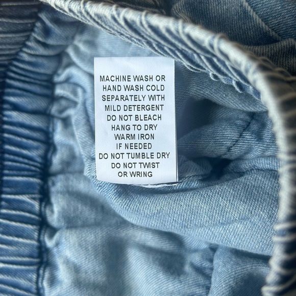 Shug Lala Mini Skirt Skort Denim Blue Medium NWOT - Picture 7 of 10